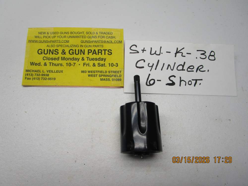 Smith & Wesson cylinder for a - K - frame .38 spl, 6-shot.-img-0