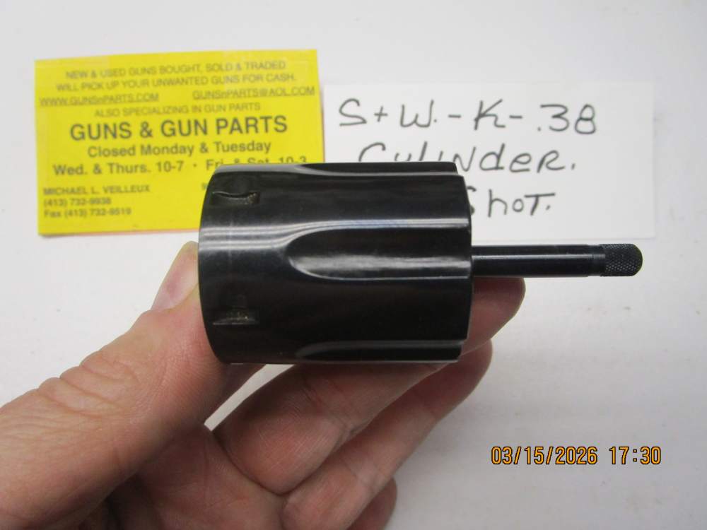 Smith & Wesson cylinder for a - K - frame .38 spl, 6-shot.-img-3