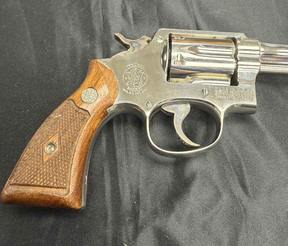 Smith & Wesson PRE model 10 .38spl Nickel plated -img-2