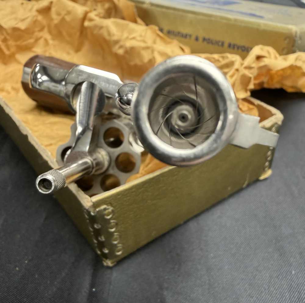 Smith & Wesson PRE model 10 .38spl Nickel plated -img-11