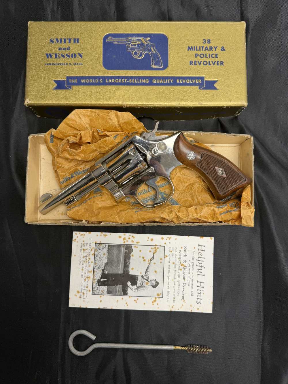 Smith & Wesson PRE model 10 .38spl Nickel plated -img-1