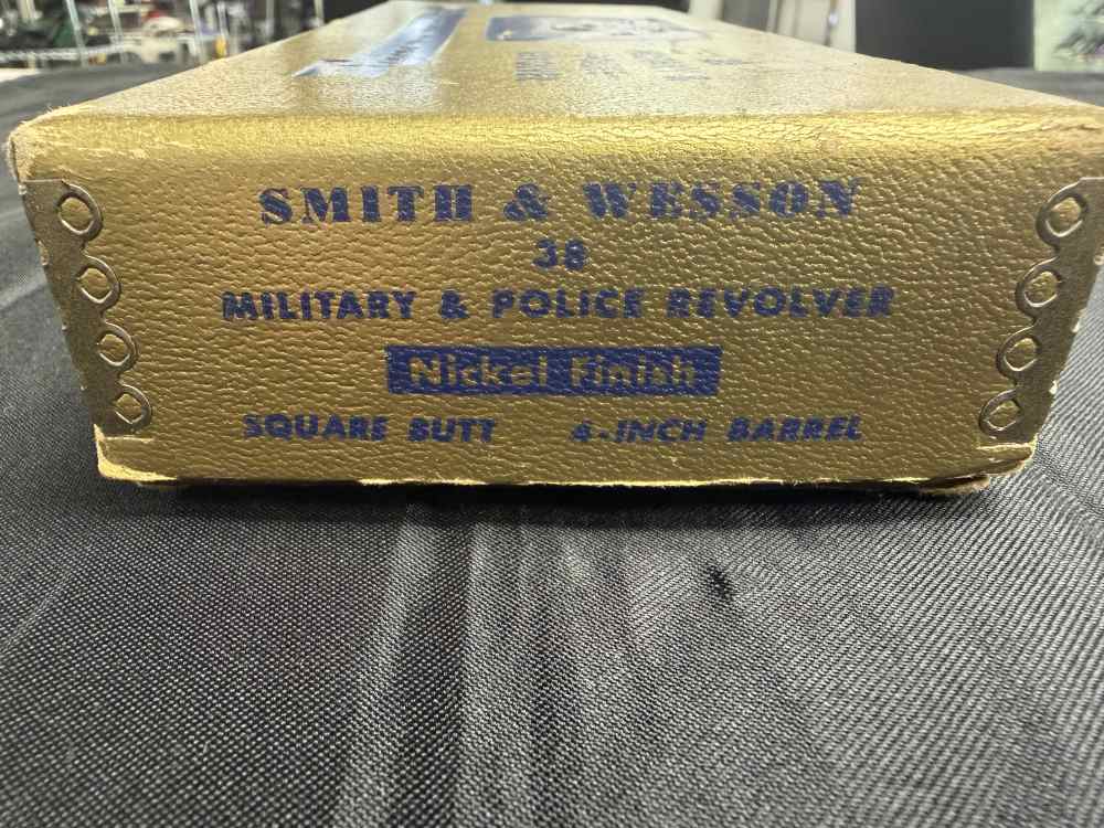 Smith & Wesson PRE model 10 .38spl Nickel plated -img-15
