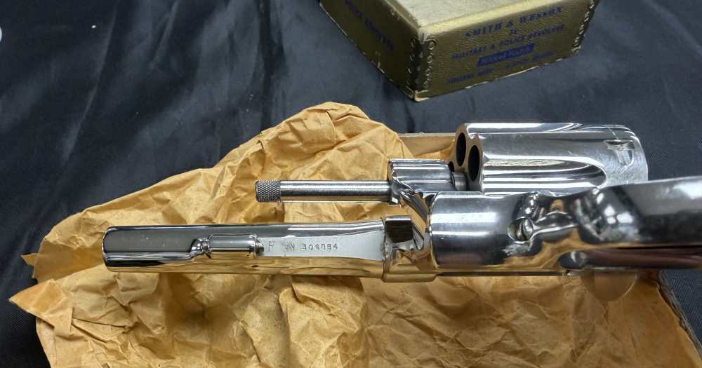 Smith & Wesson PRE model 10 .38spl Nickel plated -img-3