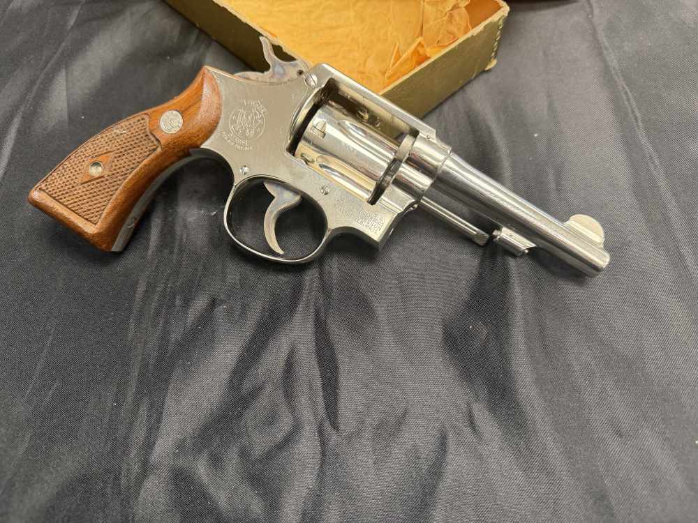 Smith & Wesson PRE model 10 .38spl Nickel plated -img-6