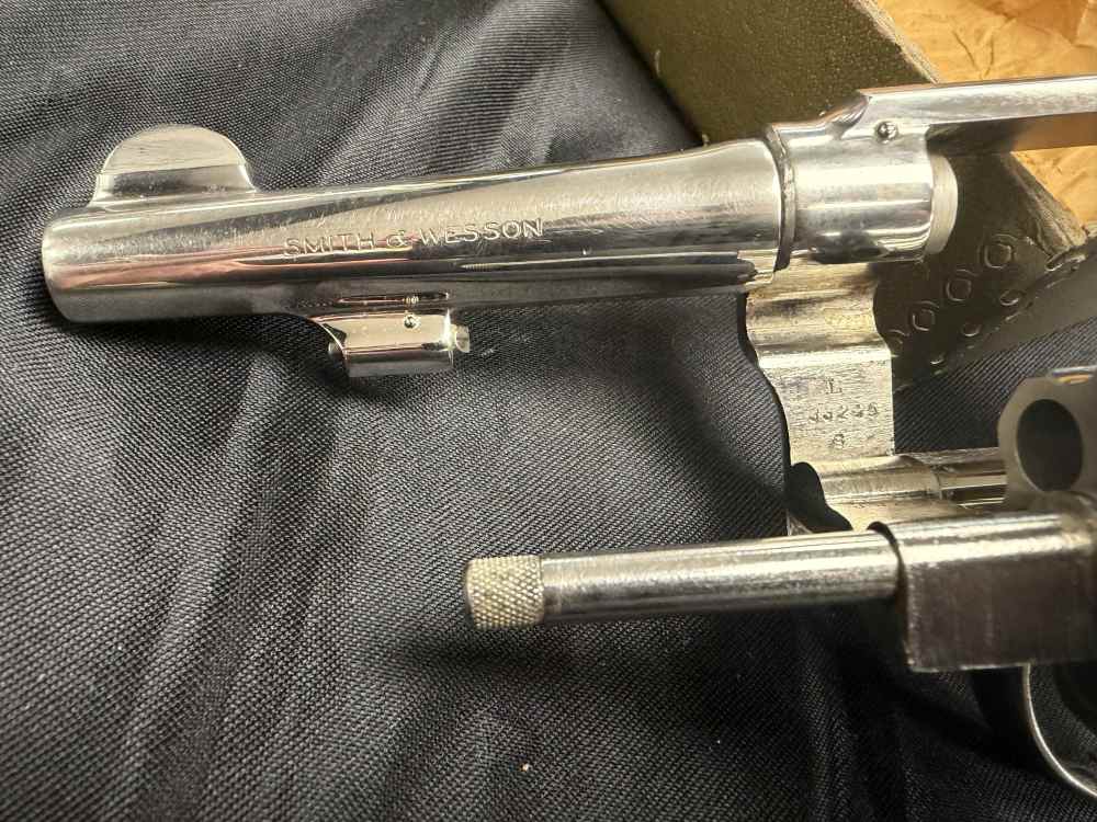 Smith & Wesson PRE model 10 .38spl Nickel plated -img-9