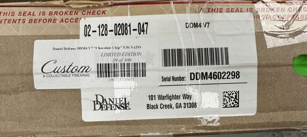 DANIEL DEFENSE DDM4 V7 5.56NATO CHOCOLATE CHIP W/ VORTEX UH-1 #39 of 300-img-9
