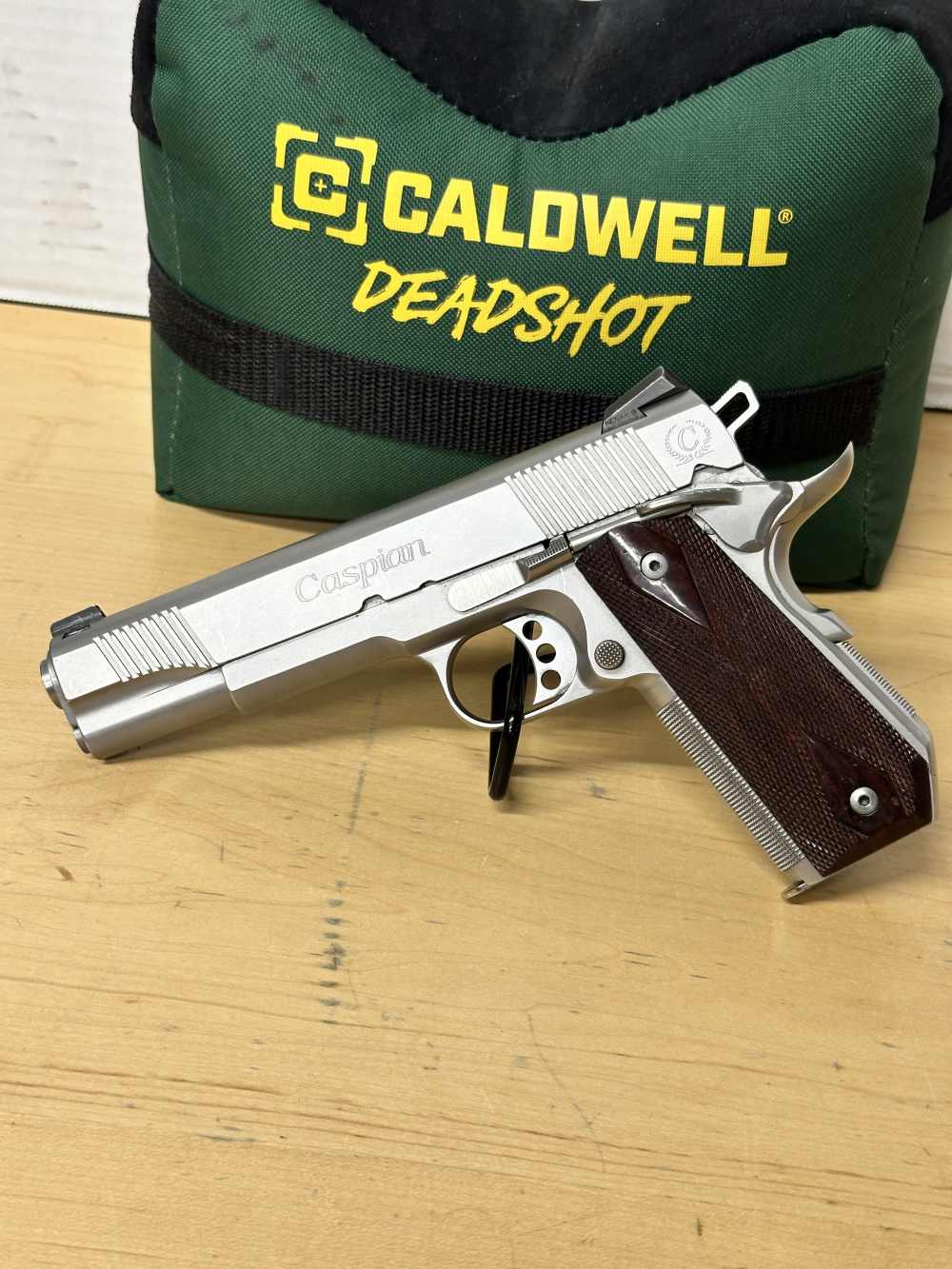  Caspian Arms Nowlin 1911 – Stainless Steel – Great Condition-img-0