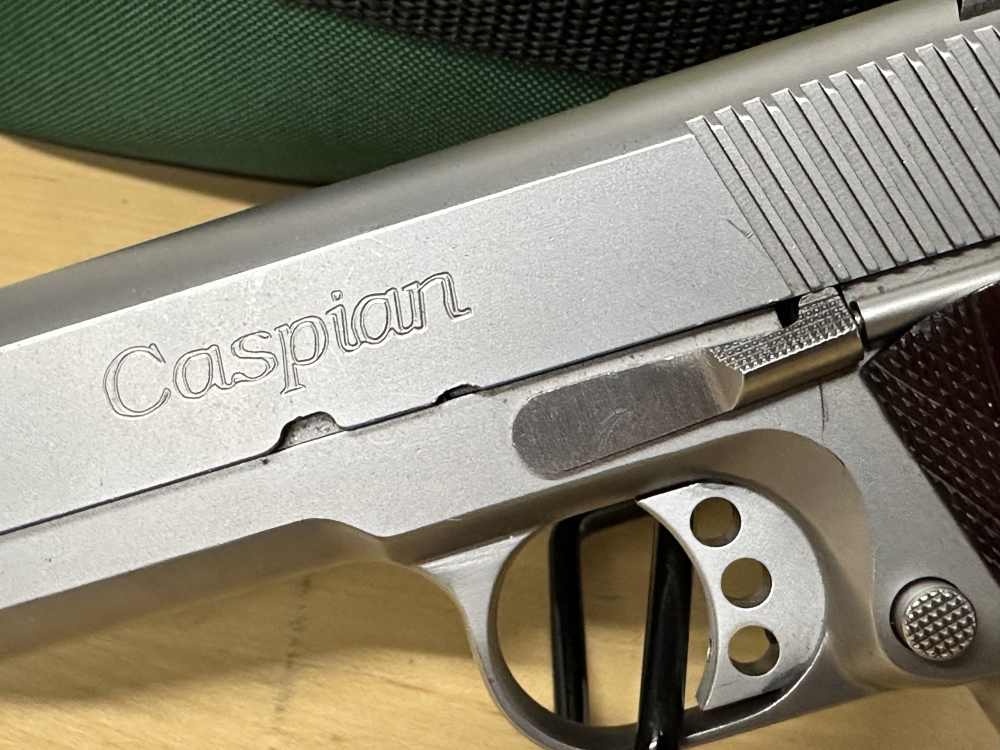  Caspian Arms Nowlin 1911 – Stainless Steel – Great Condition-img-3