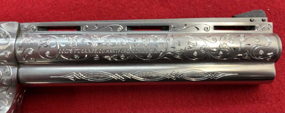 Colt Python 6" .357 Magnum Engraved-img-3