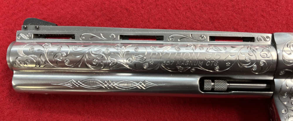 Colt Python 6" .357 Magnum Engraved-img-4