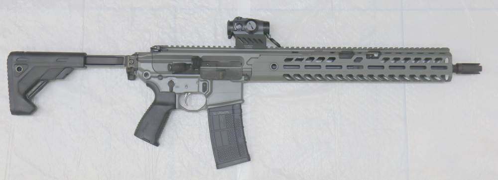 SIG SAUER MCX VIRTUS PATROL RIFLE WITH ROMEO4 RED DOT SIGHT-img-0