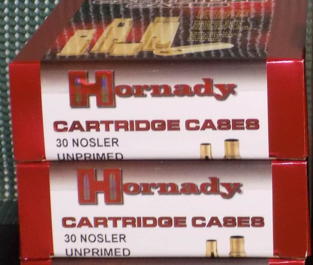 Hornady 30 Nosler Unprimed Brass #86706 1-2 Box Lot (40 Cases) New NR-img-0
