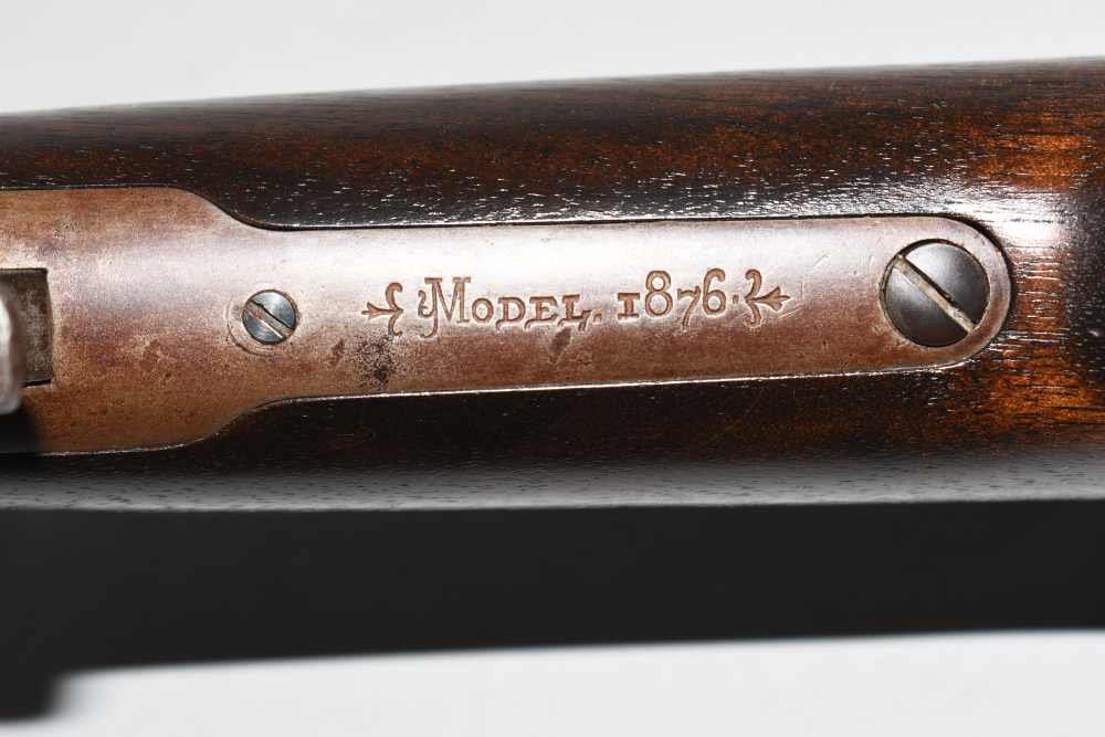Winchester 1876 3rd Model Lever Action Rifle 26" Part Rd Oct 45-60 W Letter-img-32