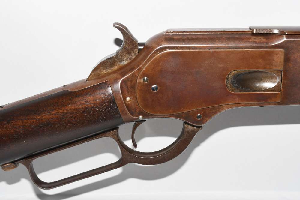 Winchester 1876 3rd Model Lever Action Rifle 26" Part Rd Oct 45-60 W Letter-img-7