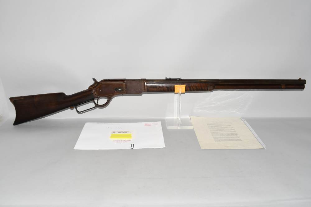 Winchester 1876 3rd Model Lever Action Rifle 26" Part Rd Oct 45-60 W Letter-img-0
