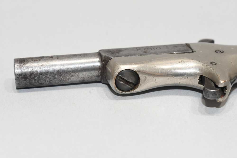Scarce Antique Hyde & Shattuck Keno Single Shot Derringer Pistol 22 RF READ-img-16