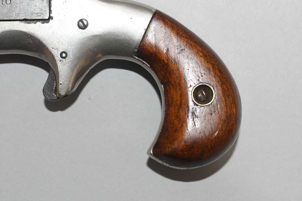Scarce Antique Hyde & Shattuck Keno Single Shot Derringer Pistol 22 RF READ-img-6