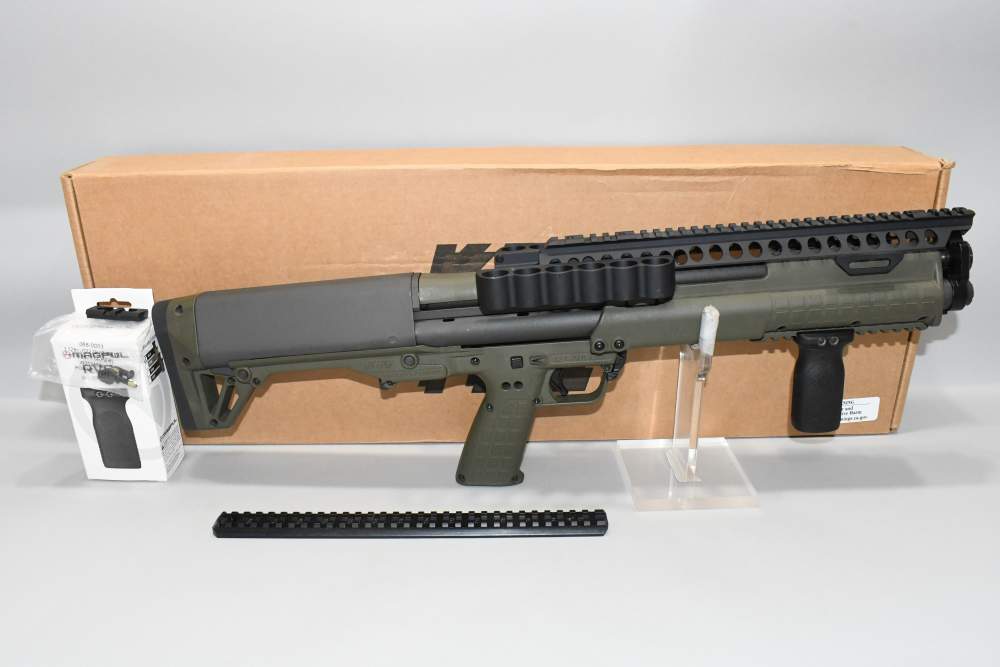 Keltec KSG Pump Action Shotgun 3" 12 Ga 18.5" Bbl Mesa Tactical OD Green-img-0