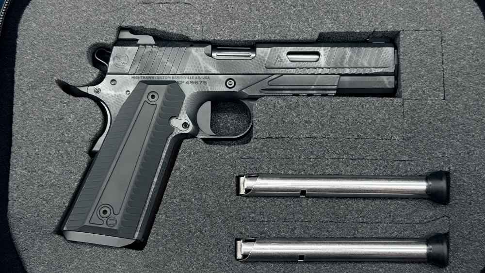 Nighthawk Custom NHC Agency Agent 2 45acp 5" 1911 IOS Shadow Camo LAYAWAY -img-4