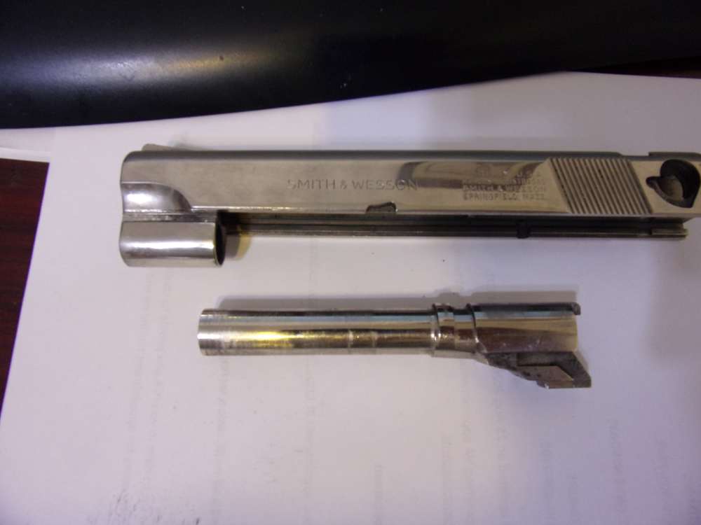 S & W 39-2 NICKEL 9 mm PARTS PLUS PACHMYER GRIPS REDUCED !-img-0