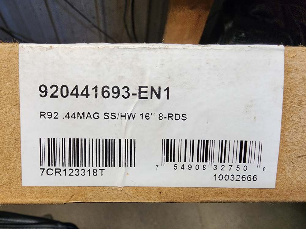 PICS! USED ROSSI LEVER R92 .44 MAGNUM 16" THREADED 1776 FLAG STAINLESS MAG-img-1
