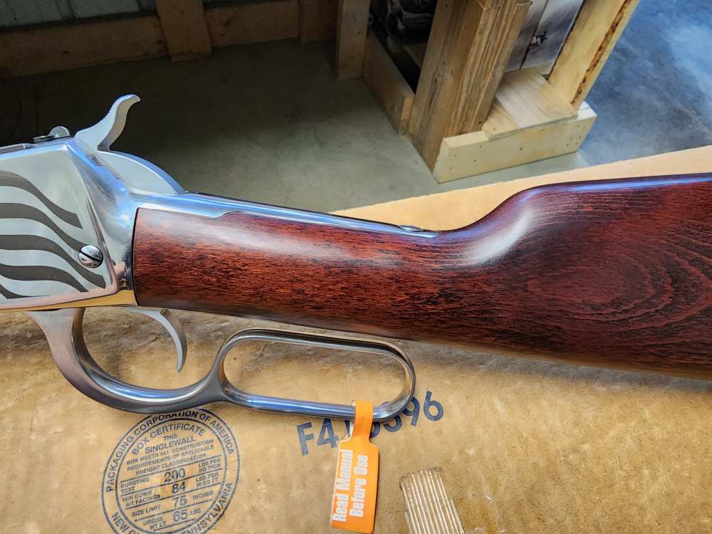 PICS! USED ROSSI LEVER R92 .44 MAGNUM 16" THREADED 1776 FLAG STAINLESS MAG-img-14
