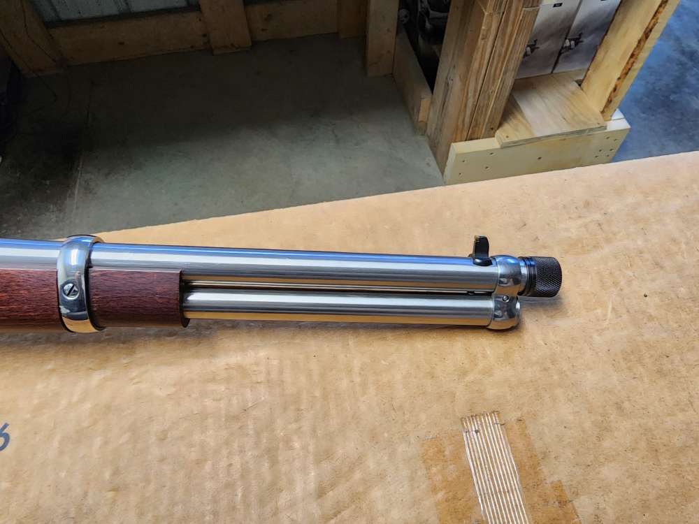 PICS! USED ROSSI LEVER R92 .44 MAGNUM 16" THREADED 1776 FLAG STAINLESS MAG-img-8