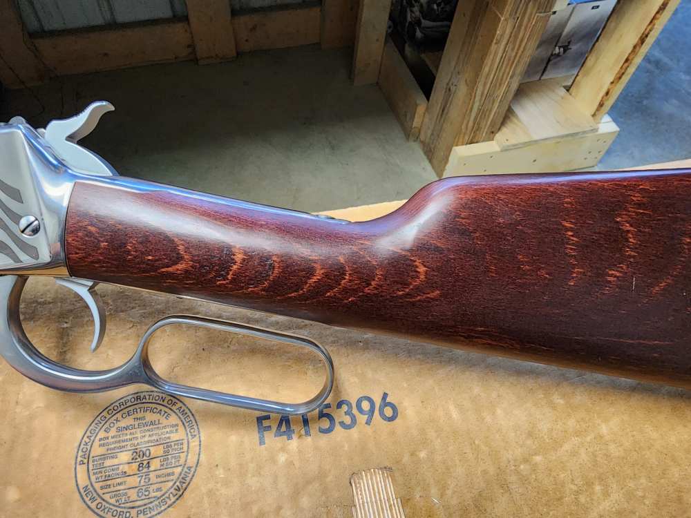PICS! USED ROSSI LEVER R92 .44 MAGNUM 16" THREADED 1776 FLAG STAINLESS MAG-img-14