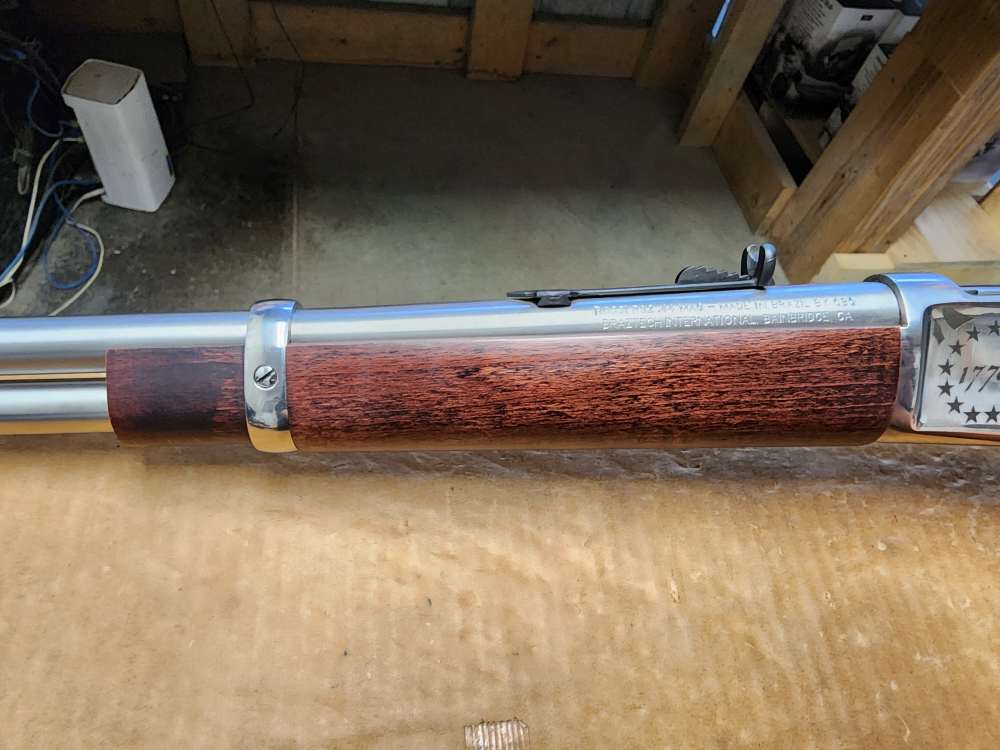 PICS! USED ROSSI LEVER R92 .44 MAGNUM 16" THREADED 1776 FLAG STAINLESS MAG-img-16