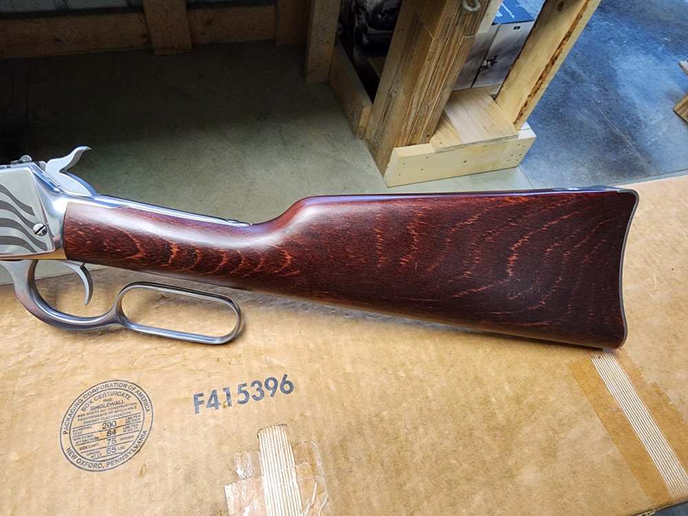 PICS! USED ROSSI LEVER R92 .44 MAGNUM 16" THREADED 1776 FLAG STAINLESS MAG-img-11