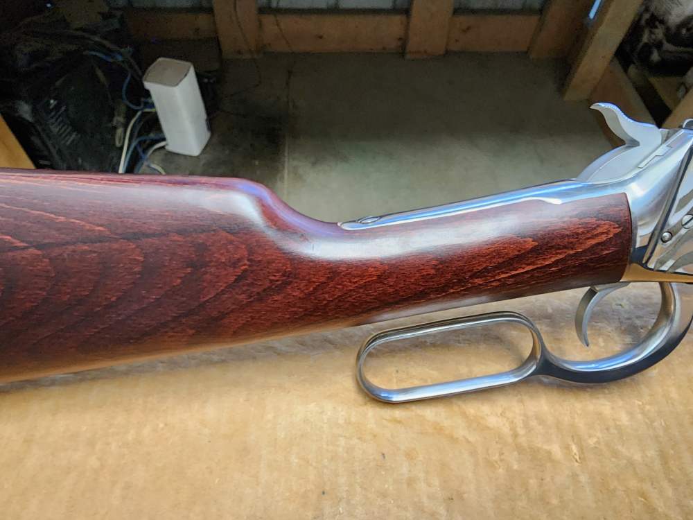 PICS! USED ROSSI LEVER R92 .44 MAGNUM 16" THREADED 1776 FLAG STAINLESS MAG-img-4