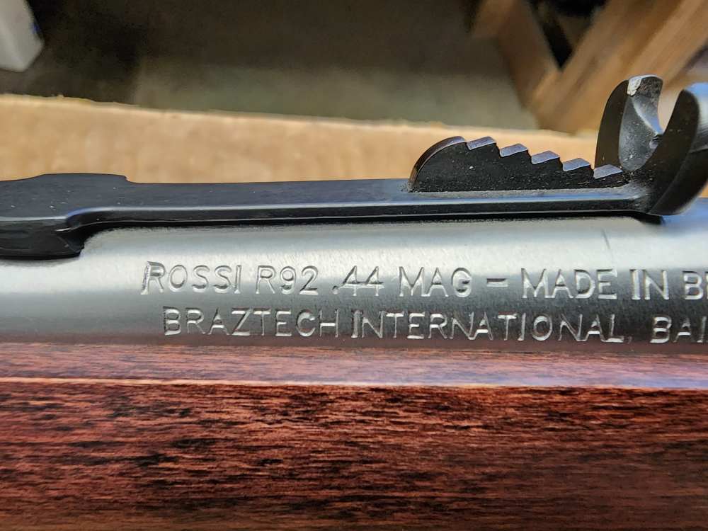 PICS! USED ROSSI LEVER R92 .44 MAGNUM 16" THREADED 1776 FLAG STAINLESS MAG-img-20