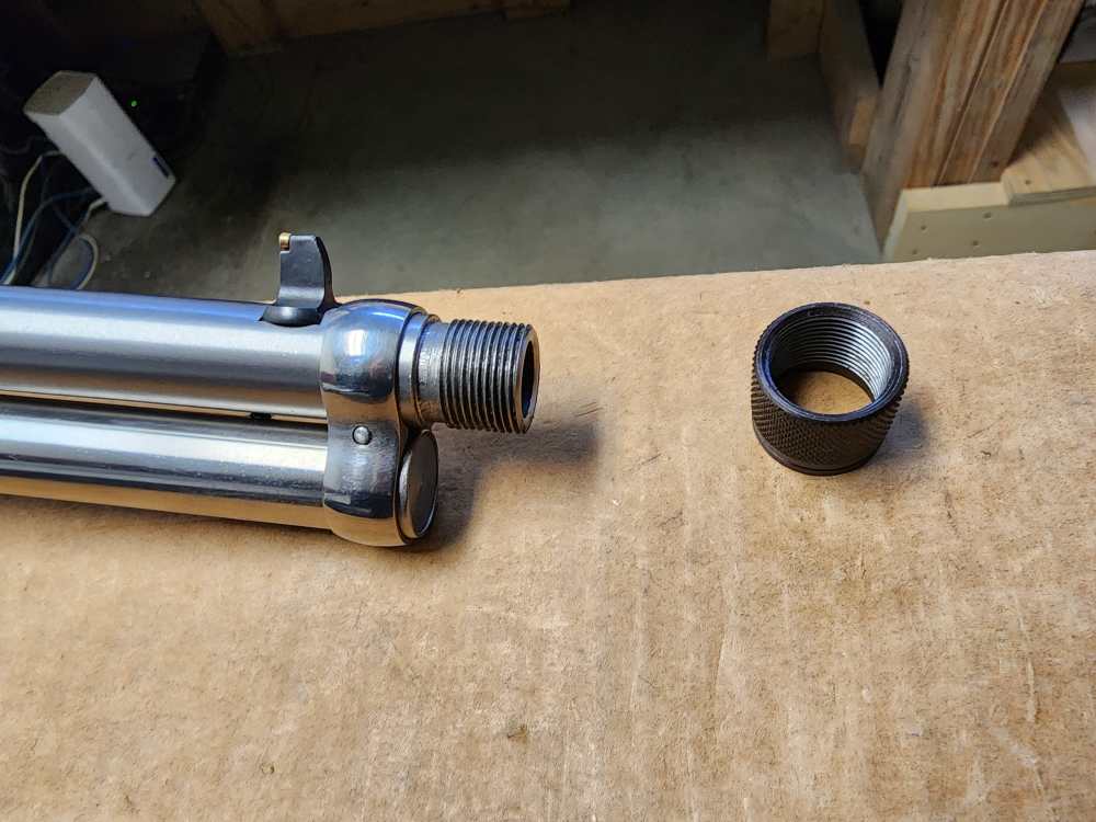 PICS! USED ROSSI LEVER R92 .44 MAGNUM 16" THREADED 1776 FLAG STAINLESS MAG-img-9