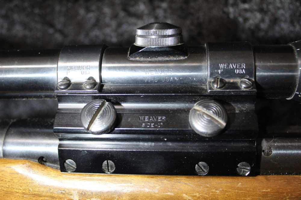 SAVAGE 340D .222 Rem with Weaver Scope and side mount-img-18
