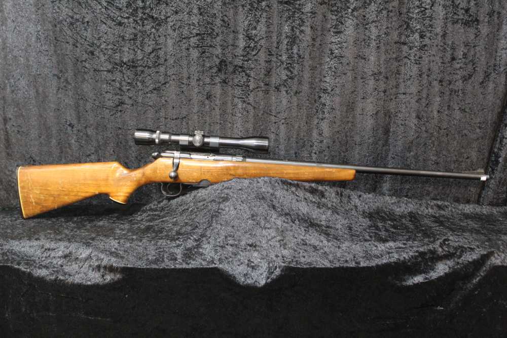 SAVAGE 340D .222 Rem with Weaver Scope and side mount-img-0