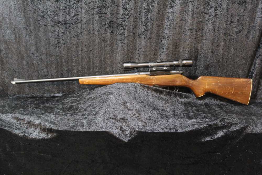 SAVAGE 340D .222 Rem with Weaver Scope and side mount-img-11
