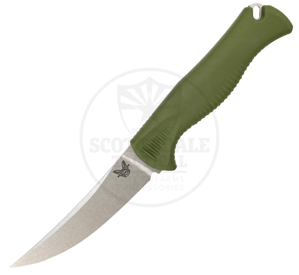 Benchmade Meatcrafter Dark Olive Santoprene 4in-img-0
