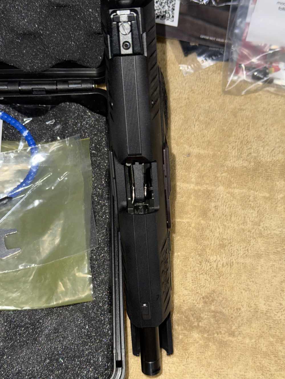 Walther PPQ 22 pistol W/ case, papers and accessories 2 mags-img-3