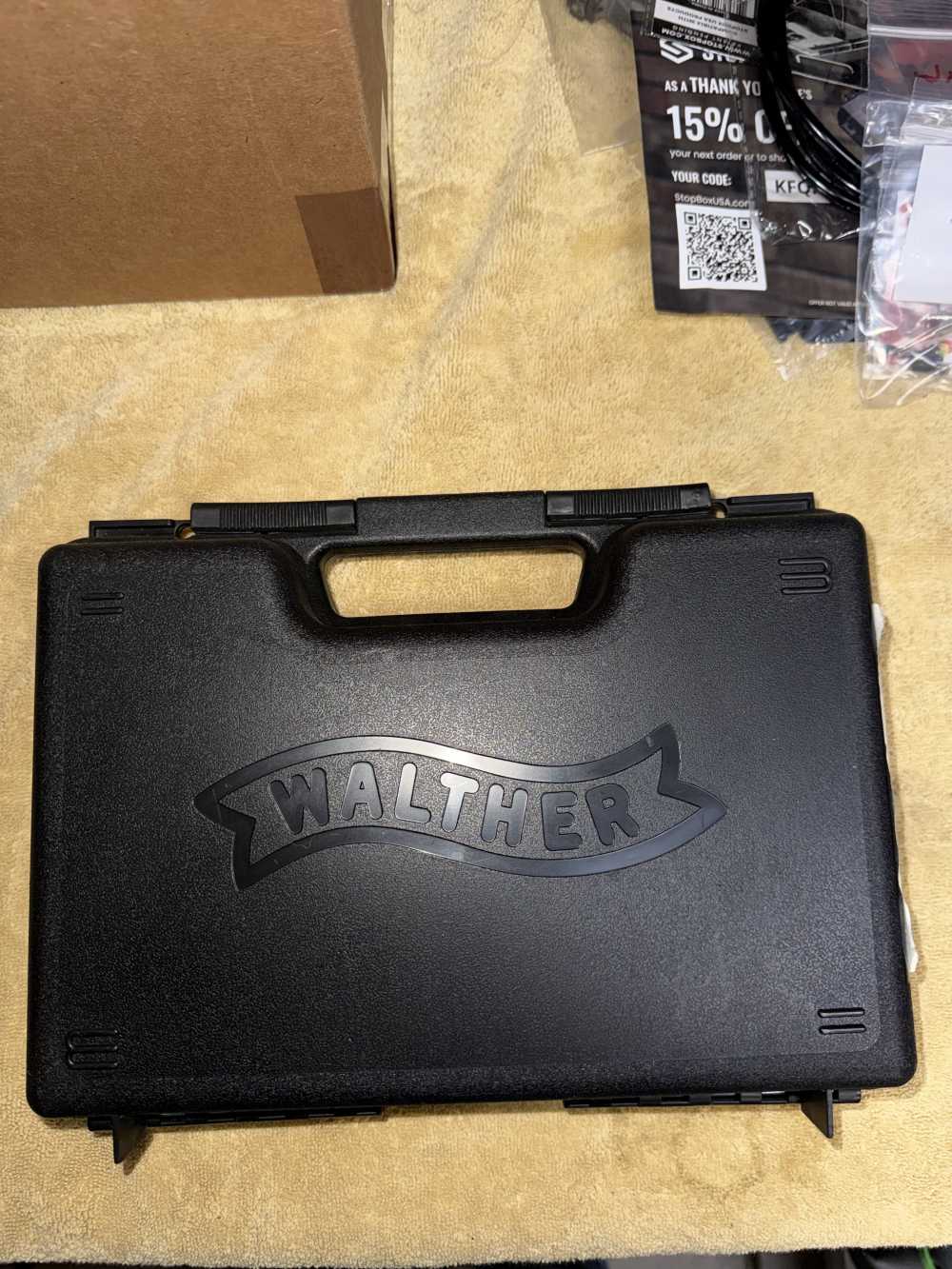 Walther PPQ 22 pistol W/ case, papers and accessories 2 mags-img-4