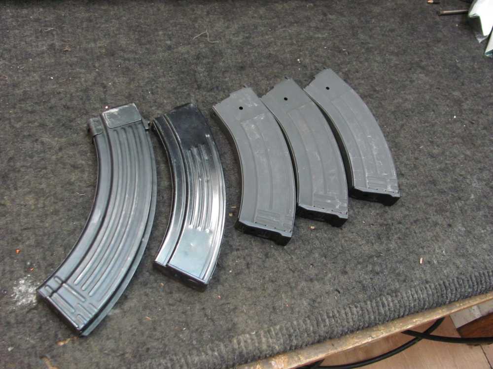 7.62X39 Mags - Mini14 ? AK47 - ? 30 -40 Round - Assorted Unknown Junk -img-0