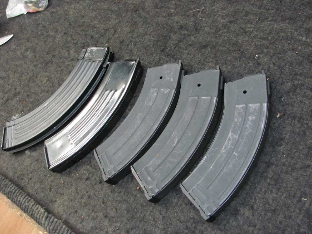 7.62X39 Mags - Mini14 ? AK47 - ? 30 -40 Round - Assorted Unknown Junk -img-1