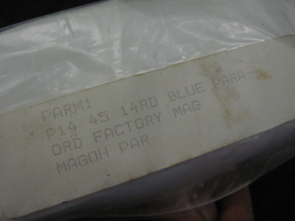 Para -Ordnance P14 ORIGINAL Canadian Magazines 45 ACP THREE Mags NOS  P-14 -img-2
