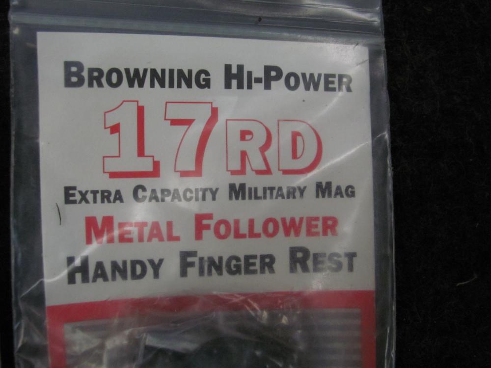 BROWNING High Power Extra Capacity 17 Round Military Mags - NOS - TWO-img-1