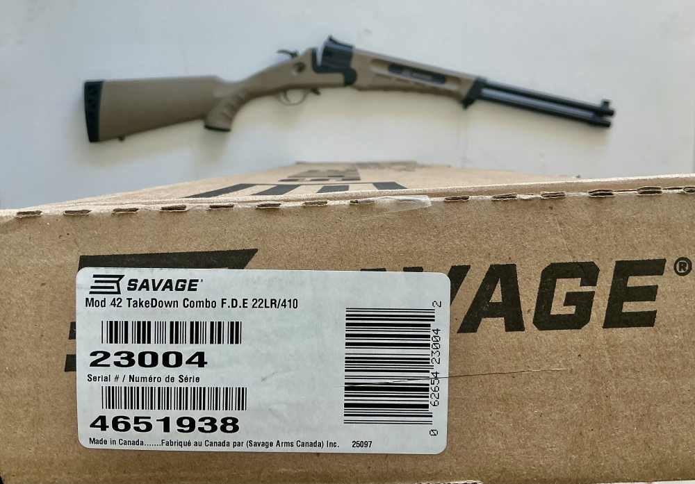Savage 42.   .410 / .22LR. Combination Rifle Shotgun -img-8