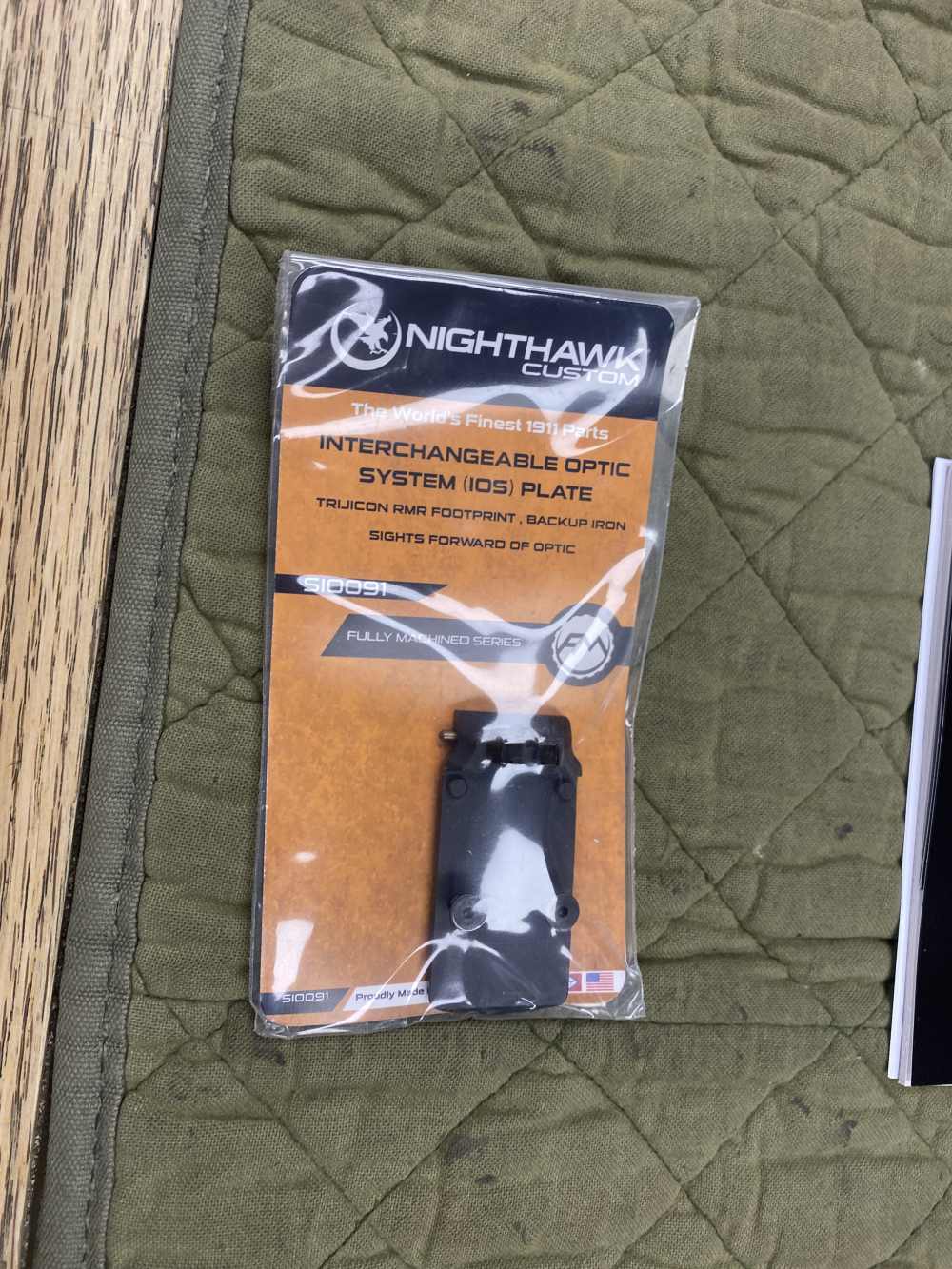 Nighthawk Custom Shadowhawk GOVT 9mm IOS CUT Trijicon RMNR SRO w/options-img-9