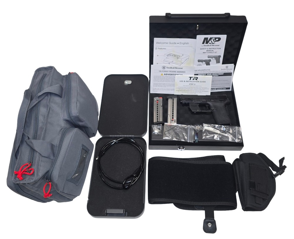 USED S&W M&P9 Shield EZ 3.675" lots of extras 12436 -img-1