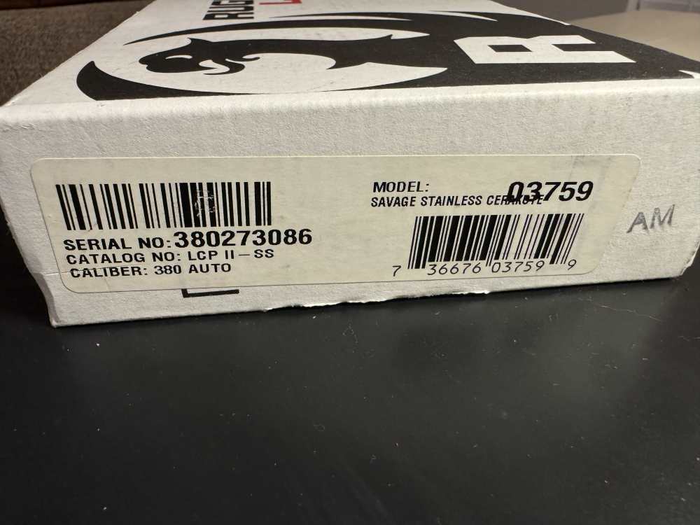 Savage Stainless Ruger LCPII 380 auto - NEW-img-6