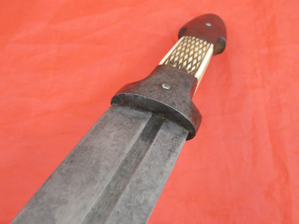 RARE ANTIQUE IMPERIAL RUSSIAN HUNTING DAGGER KINDJAL ZLATOUST 19 century-img-12
