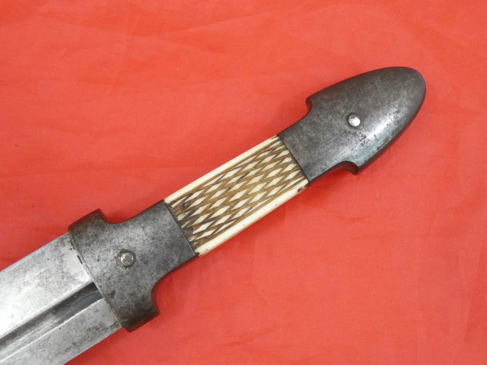 RARE ANTIQUE IMPERIAL RUSSIAN HUNTING DAGGER KINDJAL ZLATOUST 19 century-img-11
