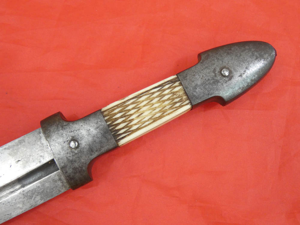 RARE ANTIQUE IMPERIAL RUSSIAN HUNTING DAGGER KINDJAL ZLATOUST 19 century-img-9